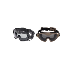 LUNETTES REGLABLES AVEC VENTILATEUR - NOIR & TAN - FMA