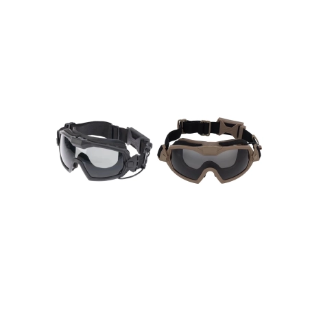 LUNETTES REGLABLES AVEC VENTILATEUR - NOIR & TAN - FMA