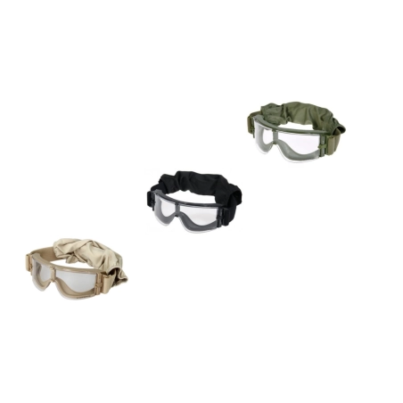 LUNETTES DE PROTECTION X8 - NOIR/OD/TAN - DELTA TACTICS