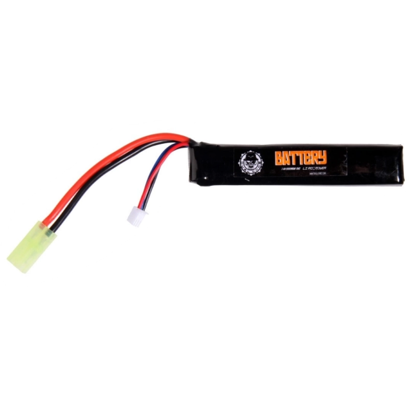 BATTERIE LIPO 7.4V 800MAH 15C DUEL CODE