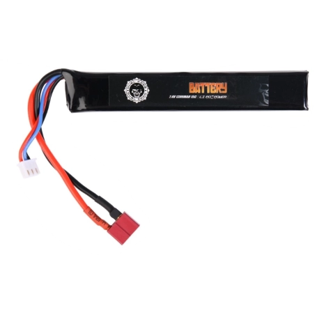 BATTERIE LIPO 7.4V 1300MAH 15C T-DEAN DUEL CODE