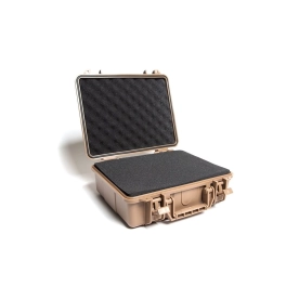 MALETTE RIGIDE PISTOLET 28 CM DARK EARTH