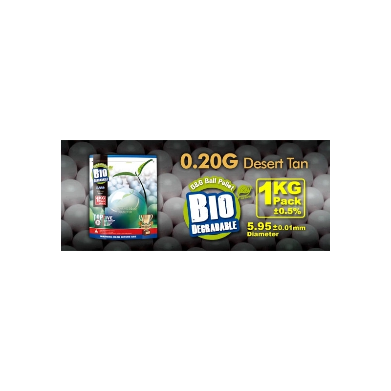 BILLES G&G BIO 0.20 1 KILOS BLANCHE