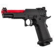 Réplique GBB hi-capa 5.1 Noir/Rouge Golden Eagle