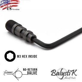 BalystiK coupleur male anti-retour pour chargeur GBB version US