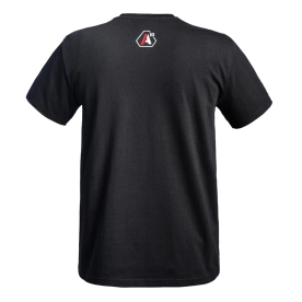 T-shirt SIGNATURE noir logo blanc/rouge  Taille     M