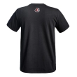 T-shirt SIGNATURE noir logo blanc/rouge  Taille     M T-shirt SIGNATURE noir logo blanc/rouge  Taille     M