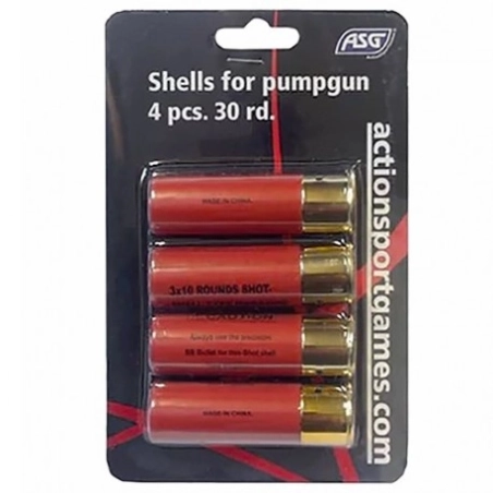 CARTOUCHES FUSIL A POMPE X 4