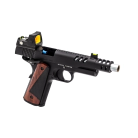 Réplique GBB gaz VORSK CS Defender Pro MEU Noir 1,0J + BDS