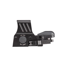 Point rouge QD métal Reflex 4 réticules rouge / vert - NOIR