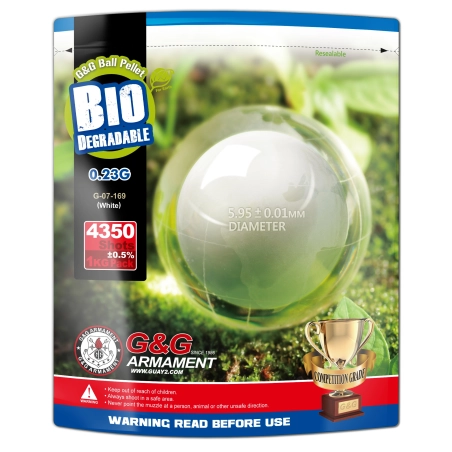 BILLES BIO 0.23G BLANCHES EN SACHET 1KG