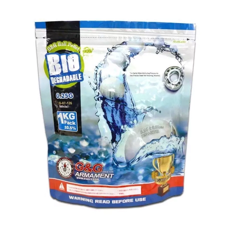 BIO BB 0.25G 1KG BLANCHE G&G (G-07-126) BIO BB 0.25G 1KG BLANCHE G&G (G-07-126)