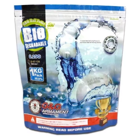 BIO BB 0.25G 1KG BLANCHE G&G (G-07-126)