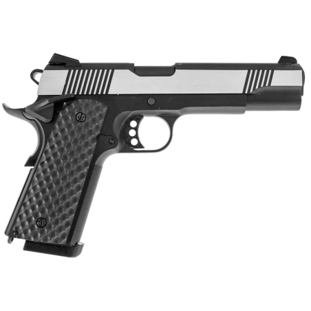 Réplique airsoft GBB 1911 MEU Raven full metal gaz Silver 1.0J