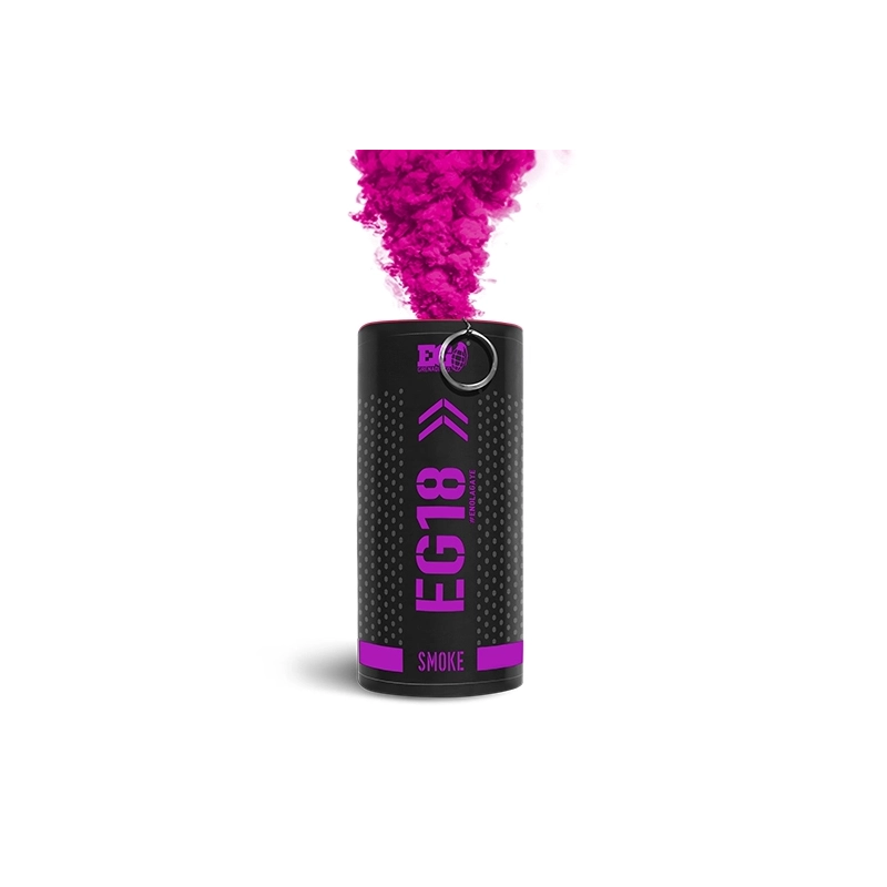Fumigène EG-18 wire pull assault smoke - Enola gaye - ROSE