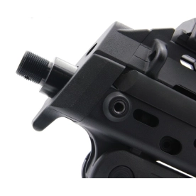 Balystik Adaptateur CNC aluminium 14mm négatif pour MP7A1 Umarex VFC