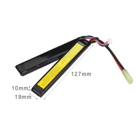 Batterie Lipo 7,4V 2000mAh 15C double stick