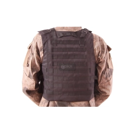 GILET PLATE CARRIER NOIR DELTA TACTICS V07