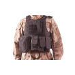 GILET PLATE CARRIER NOIR DELTA TACTICS V07