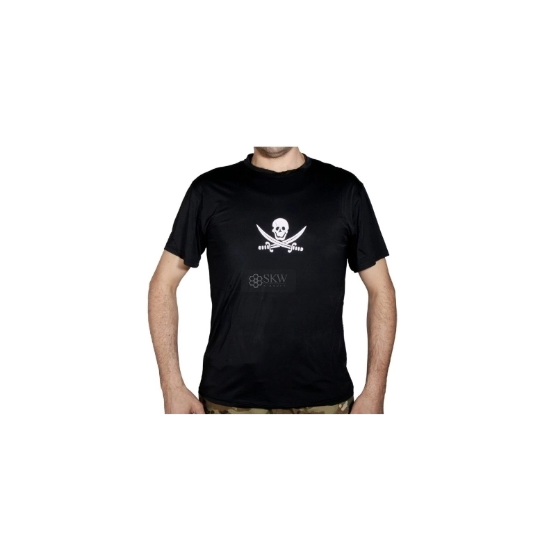 T-SHIRT COMBAT ANTI TRANSPIRATION NOIR EMERSON (Couleur : Noir - Taille : L)