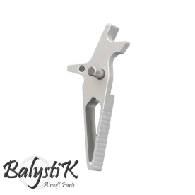 Balystik détente CNC aluminium pour M4 AEG (Silver)