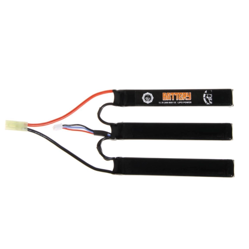BATTERIE LIPO 11.1V 2000 MAH 15C DUEL CODE
