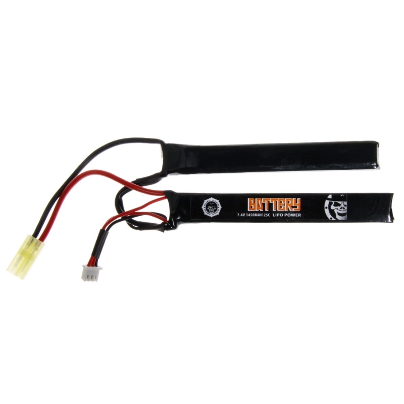 BATTERIE LIPO 7.4V 1450 MAH 25C DUEL CODE BATTERIE LIPO 7.4V 1450 MAH 25C DUEL CODE