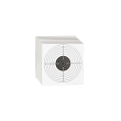 CIBLE 14X14 MARQUAGE NOIR AVEC SCORE X100