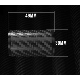 E-shooter coque pour Tracer Flare en Fibre de Carbone - Gold