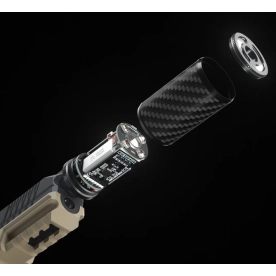 E-shooter coque pour Tracer Flare en Fibre de Carbone - Gold