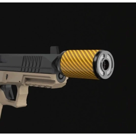 E-shooter coque pour Tracer Flare en Fibre de Carbone - Gold