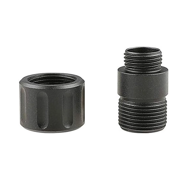 SLONG AIRSOFT Adaptateur silencieux Type E 11mm CW vers 14mm CCW