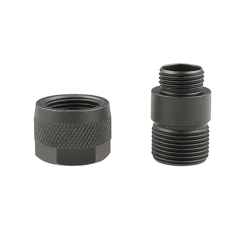 SLONG AIRSOFT Adaptateur silencieux Type B 11mm CW vers 14mm CCW