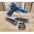 Hi-capa 5.1 GBB Custom occasion airsoft - Bleu & Noir