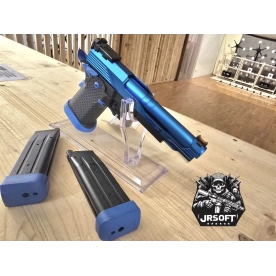 Hi-capa 5.1 GBB Custom occasion airsoft - Bleu & Noir