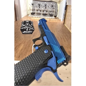 Hi-capa 5.1 GBB Custom occasion airsoft - Bleu & Noir