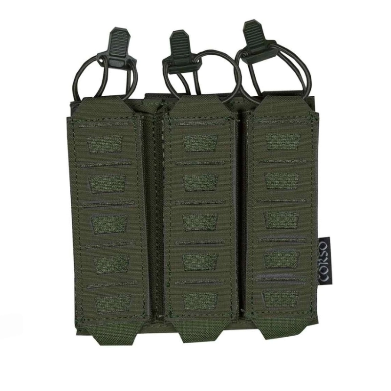Poche porte-chargeurs triple MP5/MP7 Dagger Laser - Corso Tactical Poche porte-chargeurs triple MP5/MP7 Dagger Laser - Corso Tactical