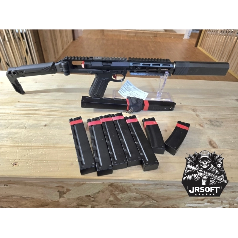 AAP01 custom et upgrade occasion airsoft - Noir & Rouge