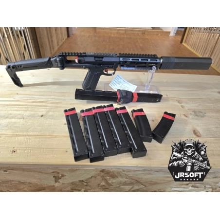 AAP01 custom et upgrade occasion airsoft - Noir & Rouge