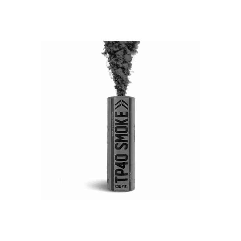 Fumigène TP40 à goupille supérieure Noir Fumigène TP40 à goupille supérieure Noir