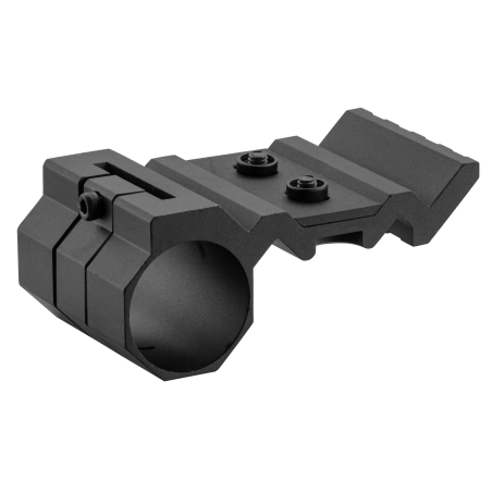 Montage Lampe et Picatinny 45 degrés en aluminium