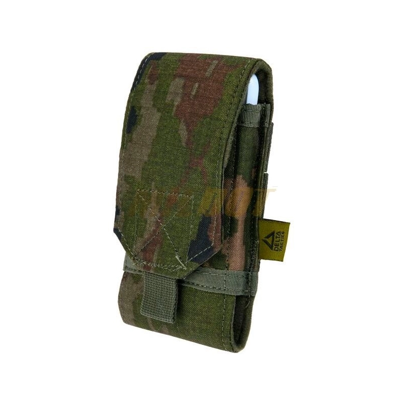 POUCH POUR LE TÉLÉPHONE WOODLAND ESPAGNOL DELTA TACTICS POUCH POUR LE TÉLÉPHONE WOODLAND ESPAGNOL DELTA TACTICS