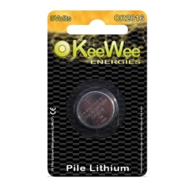 Pile bouton Lithium Manganese CR2016 (x1)