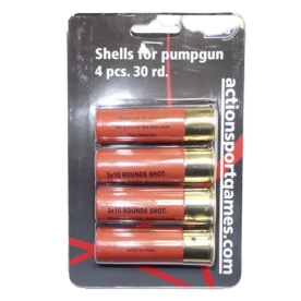 ASG Cartouches fusil à pompe 30 billes (x4) Nouvelle version