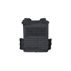 VESTE PORTE PLAQUES 600D QUICK DETACH NOIRE