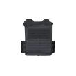 VESTE PORTE PLAQUES 600D QUICK DETACH NOIRE