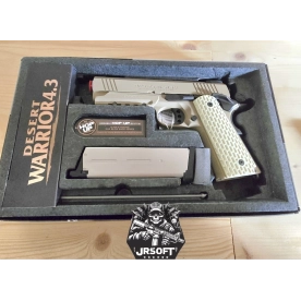 1911 Desert Warriorr 4.3 GBB occasion airsoft - TAN