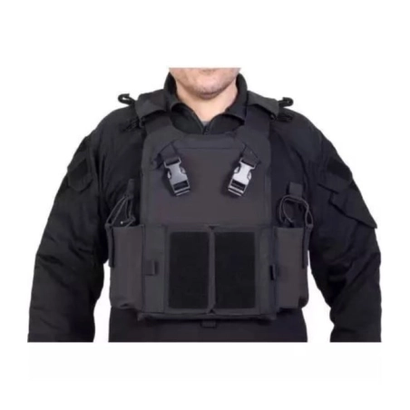 PLATE CARRIER FORCE MK2 NOIR DELTA TACTICS