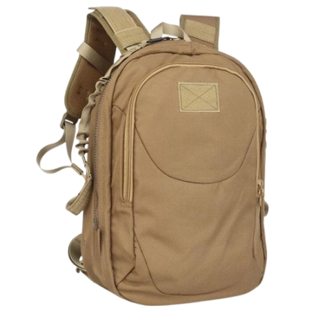 SAC A DOS TRANSFORMABLE EN GILET - TAN