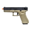WE GAS PISTOLET G-18 GEN4 TAN ET NOIR